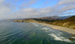 Tunitas Creek Beach drone