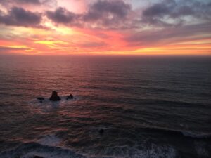 Sunset at Devil's Slide